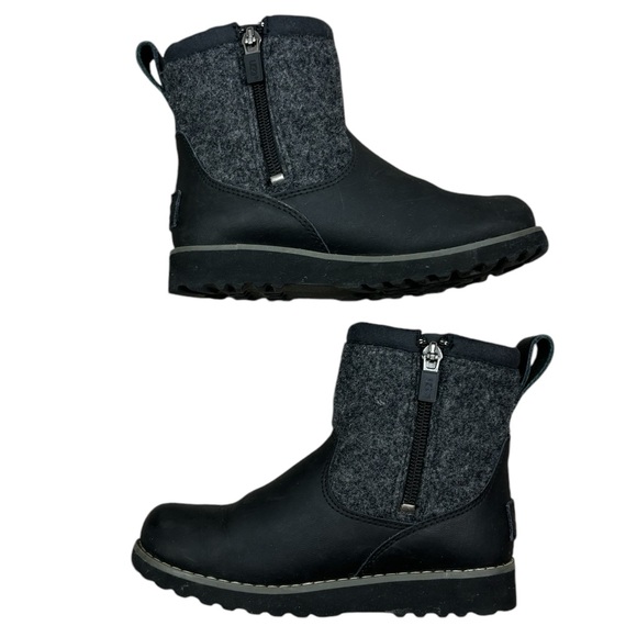 UGG Zip Up Chelsea Boots Wool 12T Little Boy - Picture 3 of 14